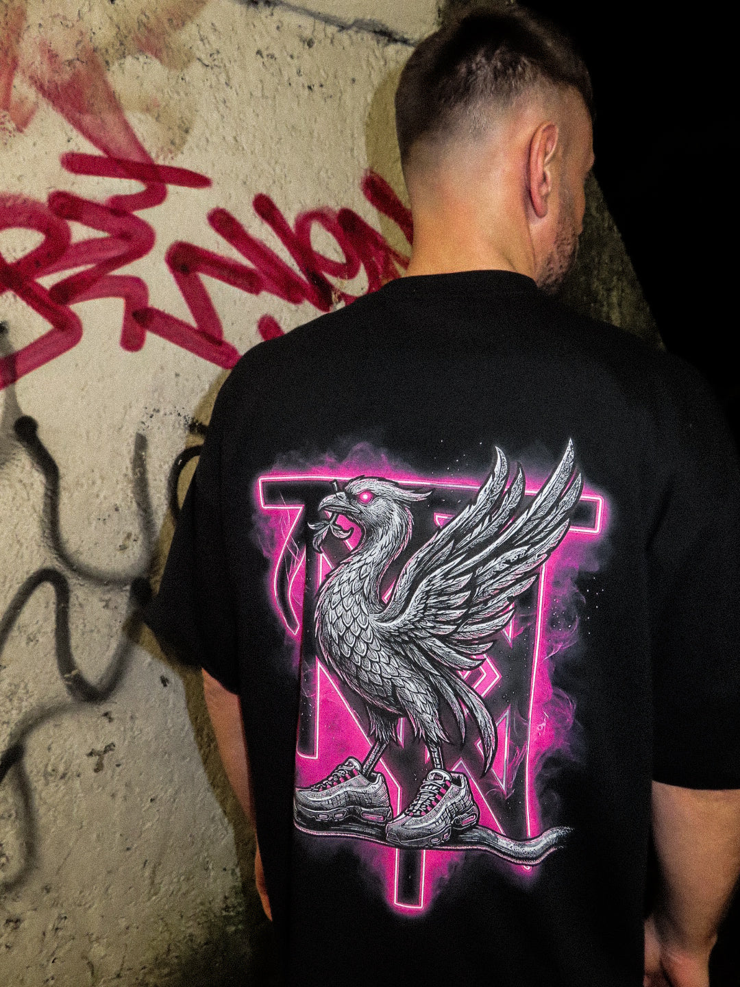 'Techno By The Mersey' Tee — Pink
