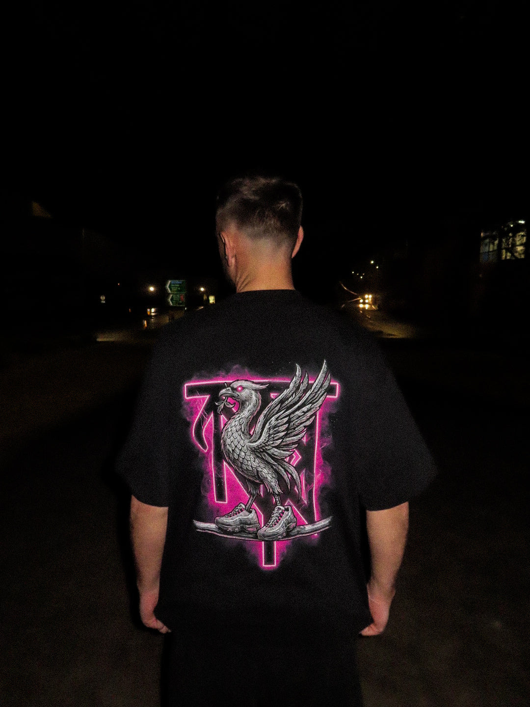 'Techno By The Mersey' Tee — Pink