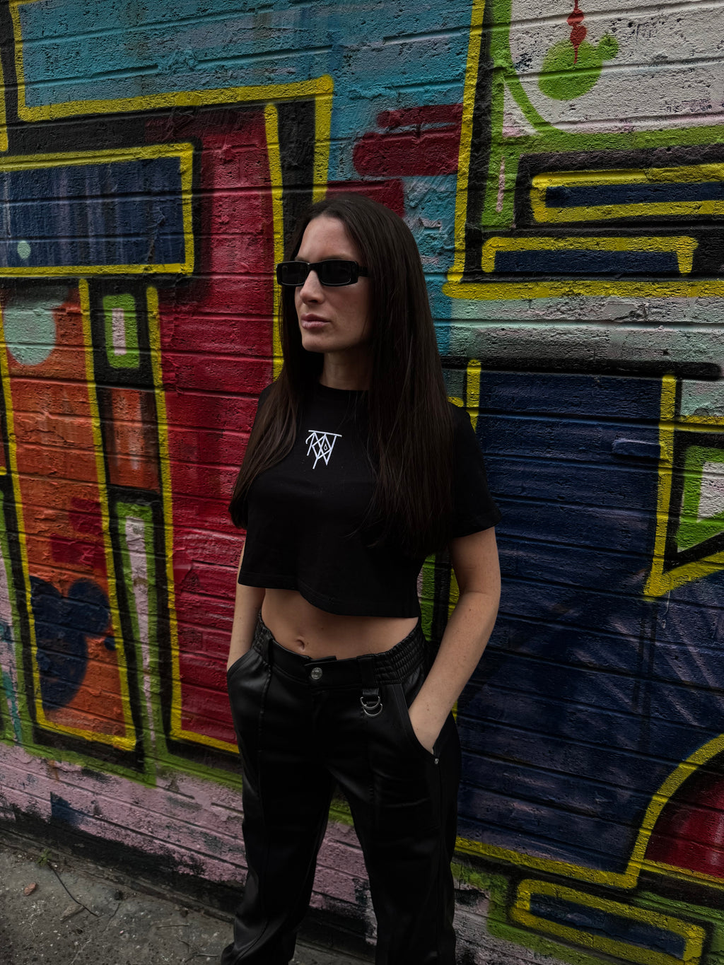 'Tribe Kiss' Crop Tee