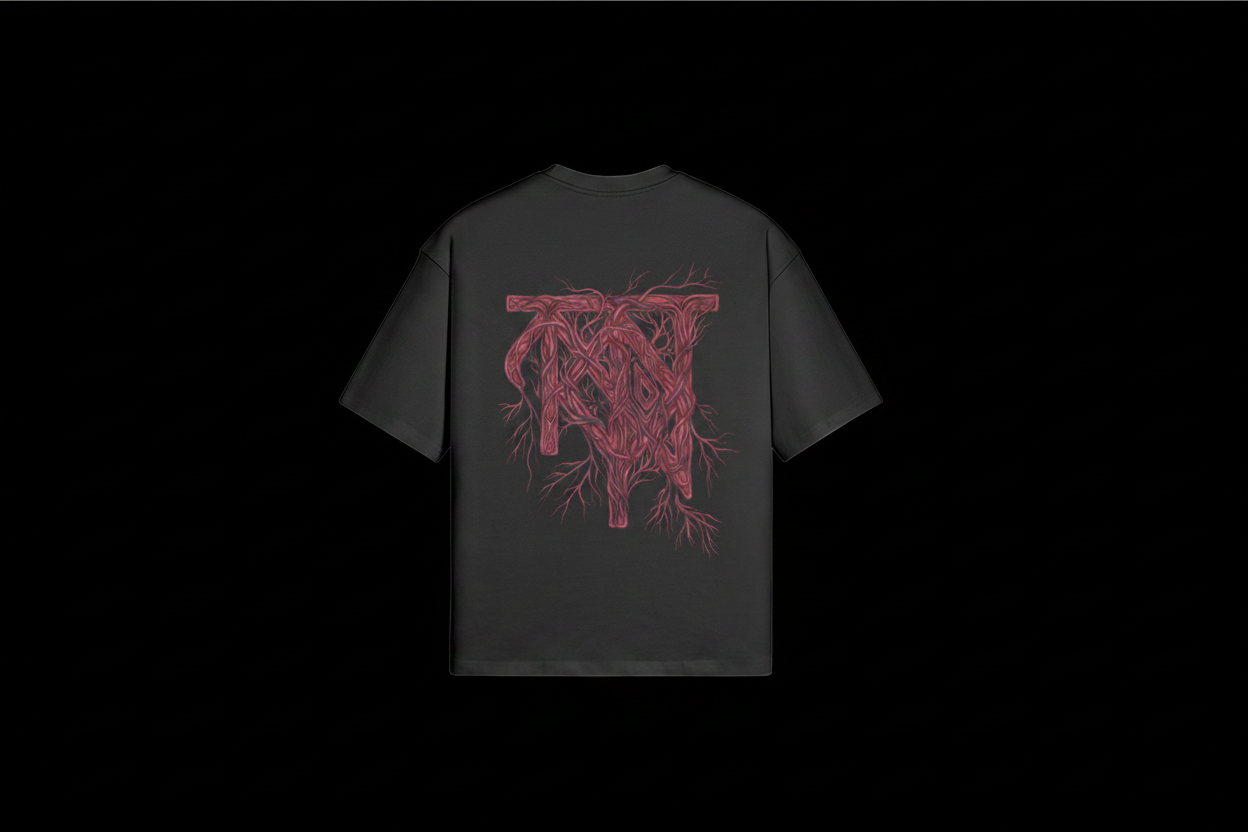 Bloodline Tee Back on black