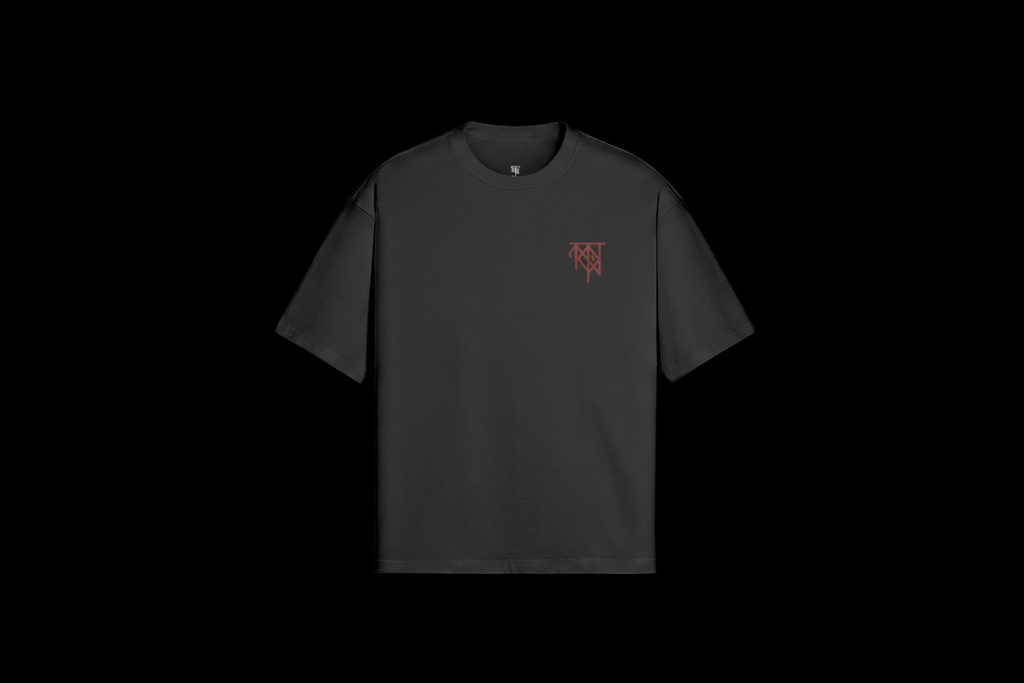Bloodline Tee Front on black