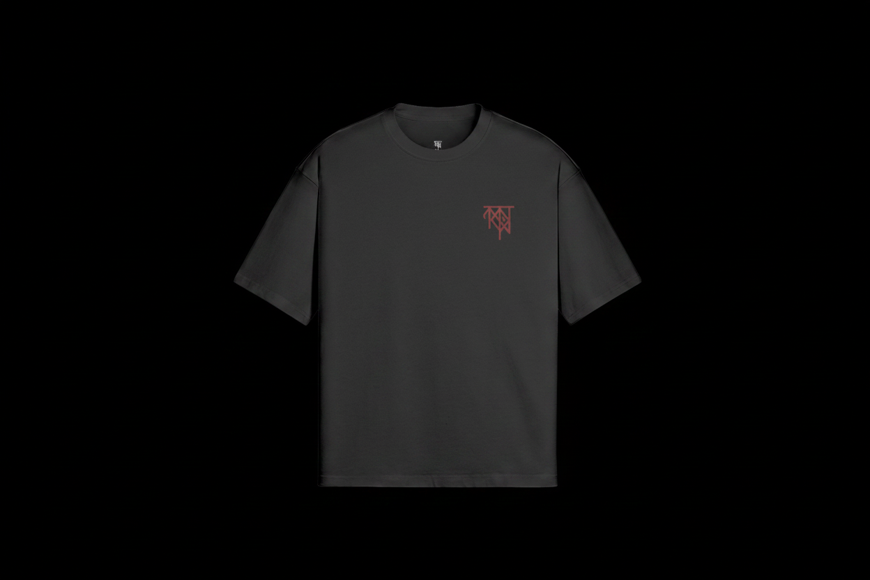 Bloodline Tee Front on black