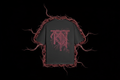 Bloodline Tee vein outline on black