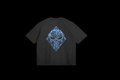 Blue Punisher Tee Back 2 on black
