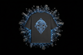 Blue Punisher Tee tight detailed fragment outline