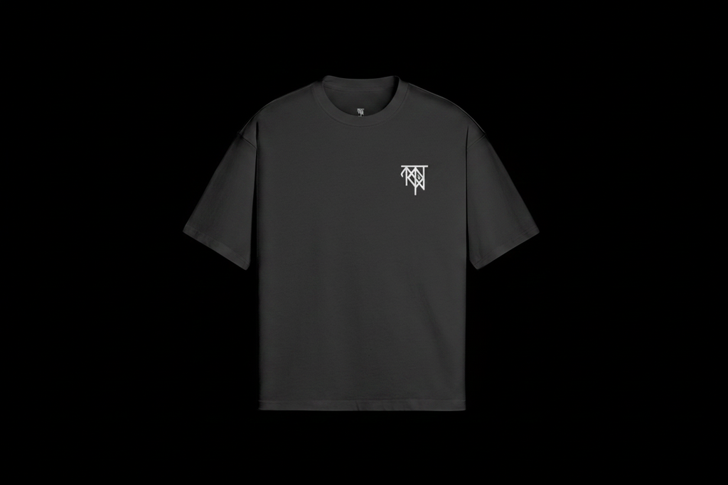 Follow That Tune Tee Front on black