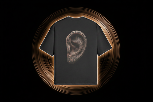 Follow That Tune Tee vinyl groove outline
