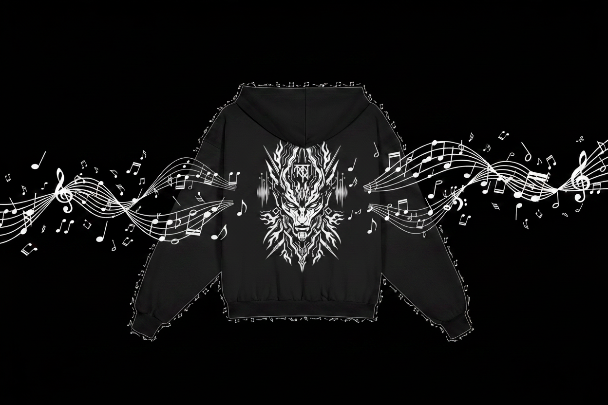 'Melody Mask' Hoodie