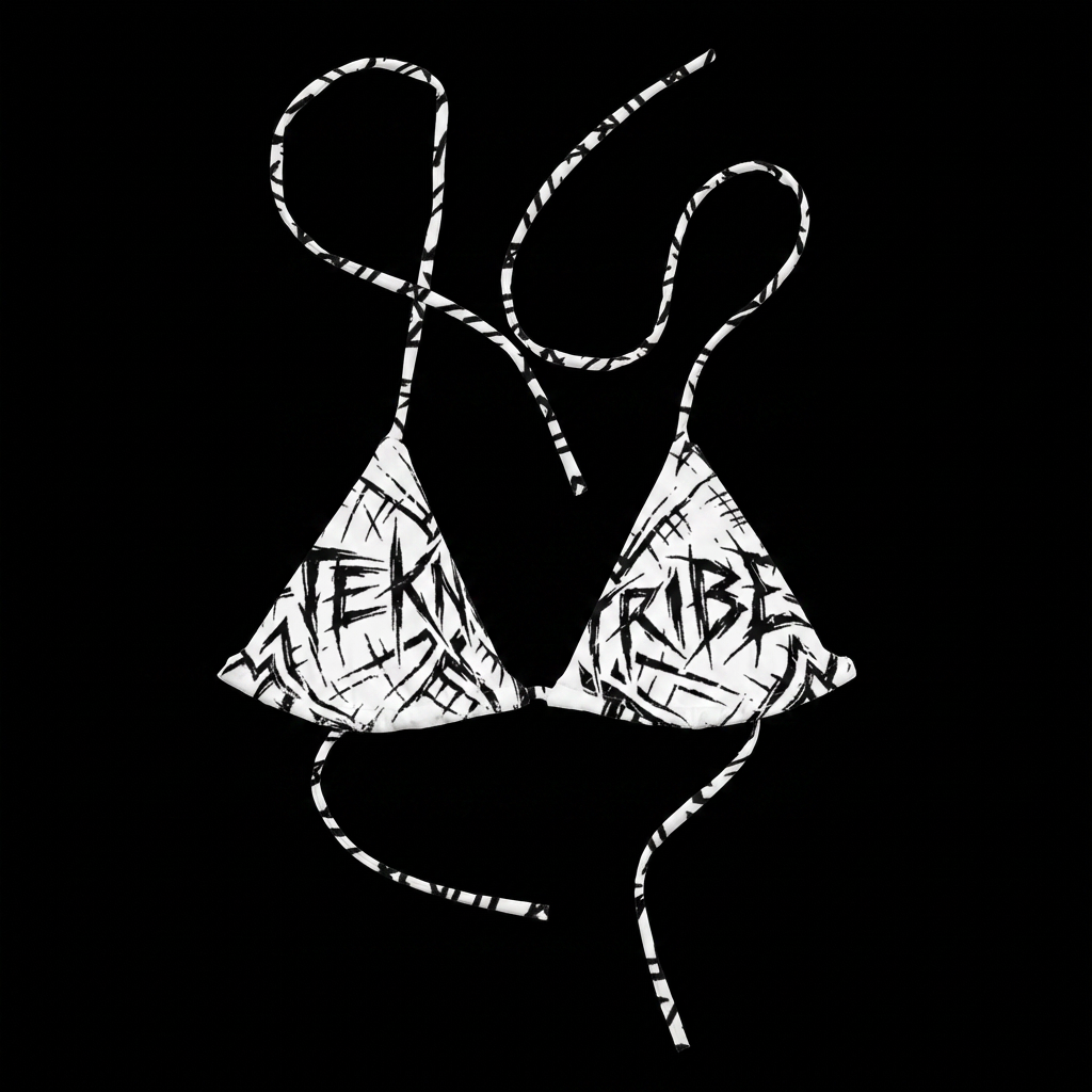 Tekno Tribe Bikini Top white