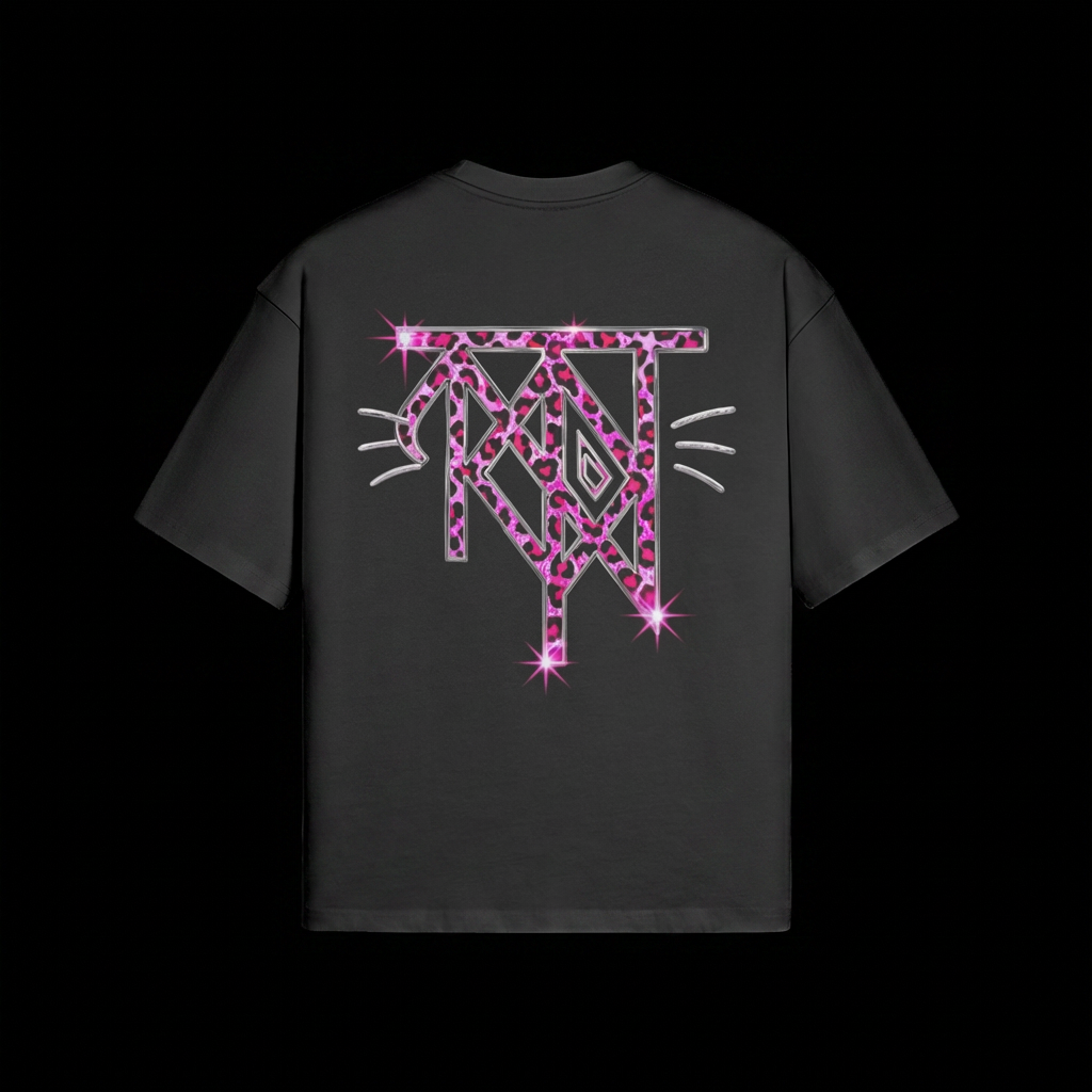 'Leopard Kitty' Tee