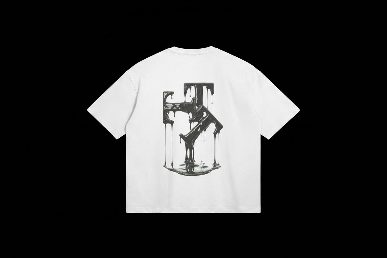 Liquid Frequency Tee Back 2 on black