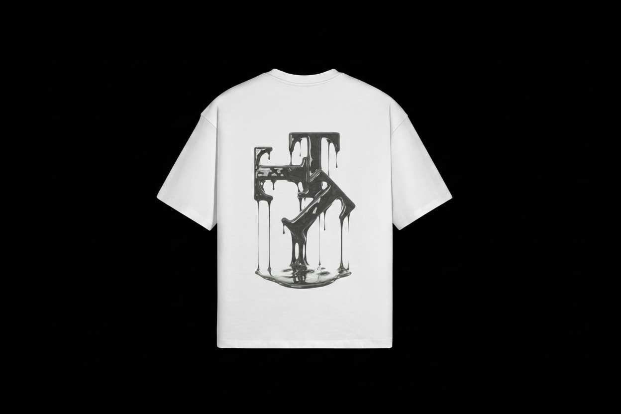 Liquid Frequency Tee Back clean black