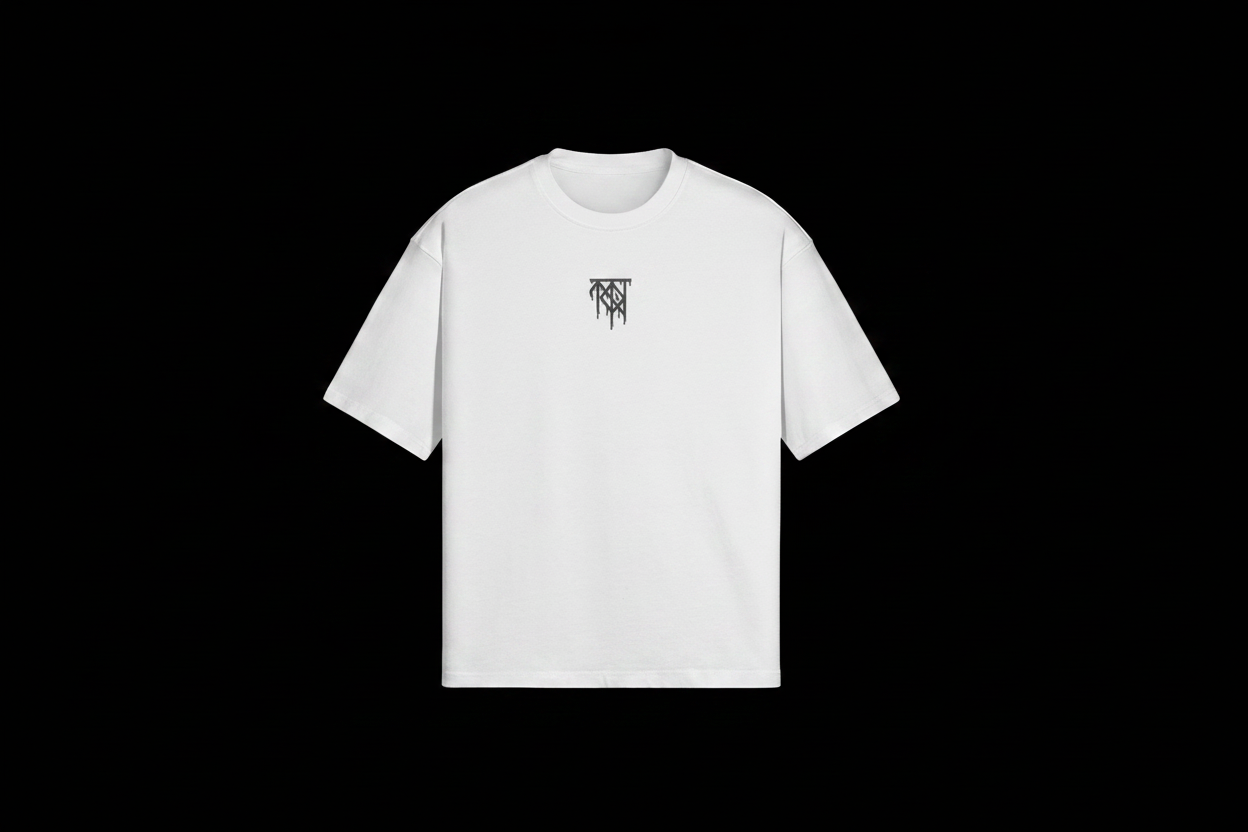 Liquid Frequency Tee Front on black