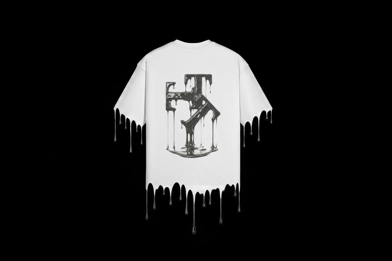 Liquid Frequency Tee melting effect on black