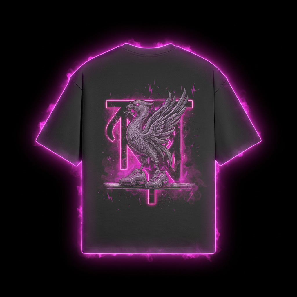 Techno By The Mersey Tee Pink