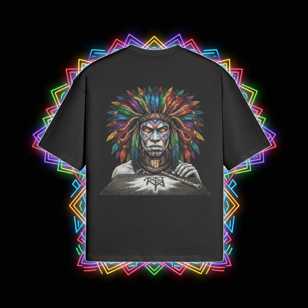 Tribe Magic Flute - Outer Silhouette Neon Glow