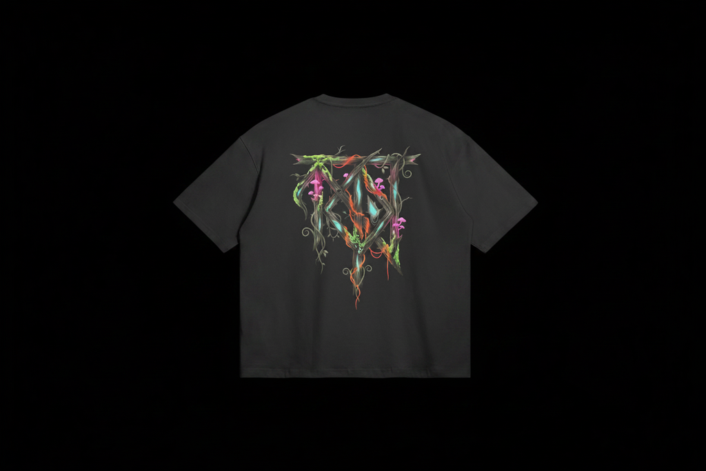 Tribe Roots Tee Back 2 on black