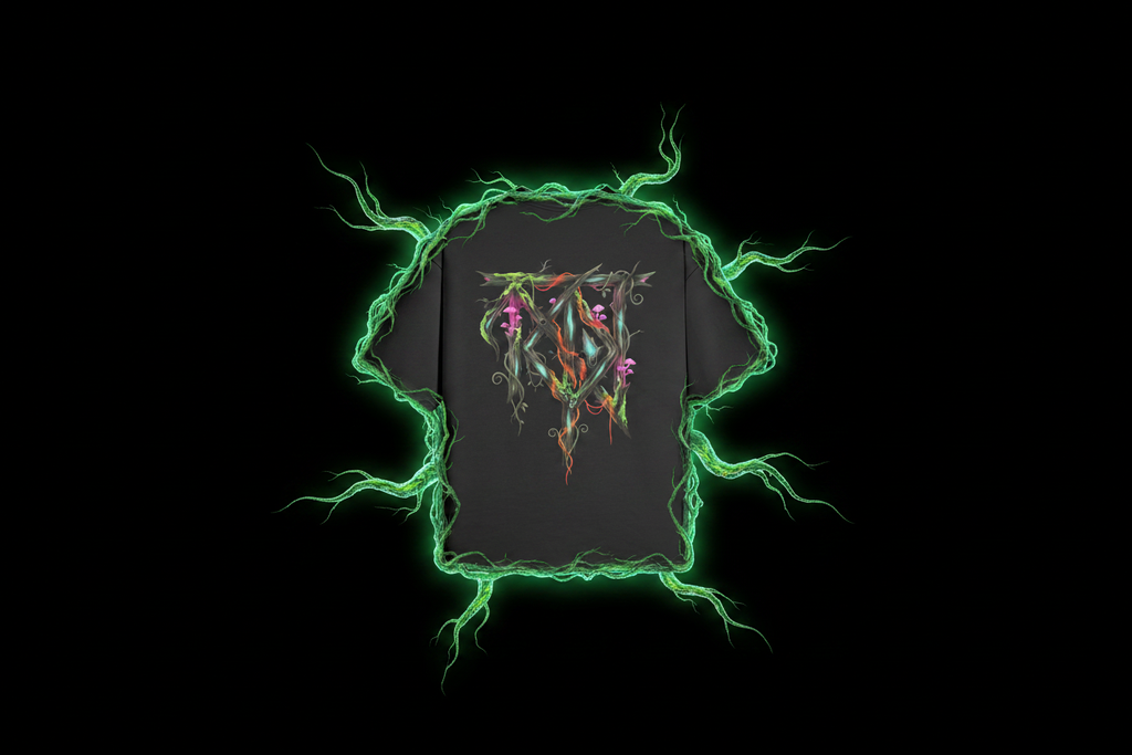 Tribe Roots Tee root outline with branching roots